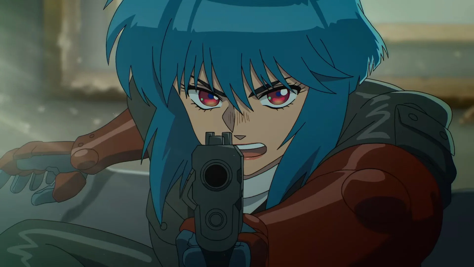 THE GHOST IN THE SHELL